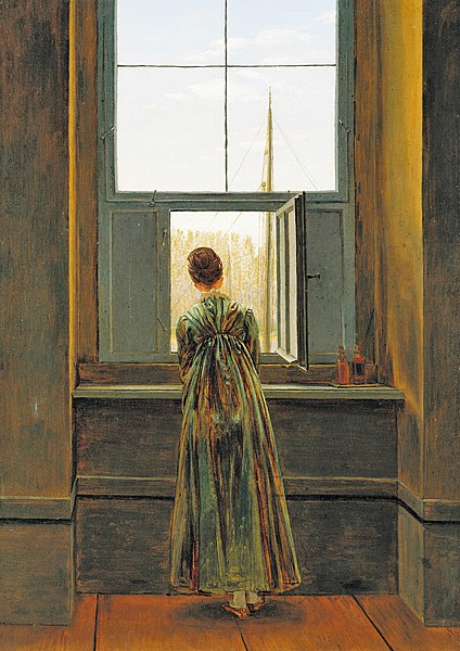 File:Caspar David Friedrich - Frau am Fenster - Google Art Project.jpg