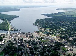 Elizabeth City facing the Pasquotank River