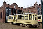 "Salonwagen" van de Haagse "Gele Tram", gebouwd door Allan in 1924.