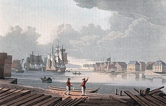 Λιμάνι της Χριστιανίας π. 1800 του Τζον Ουίλιαμ Εντι
