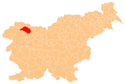 Občina Bled na mapě