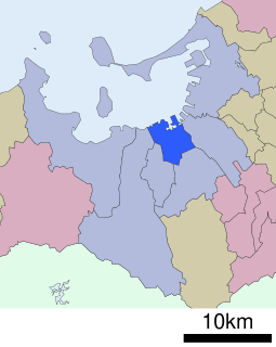 中央区 (福岡市)位置図