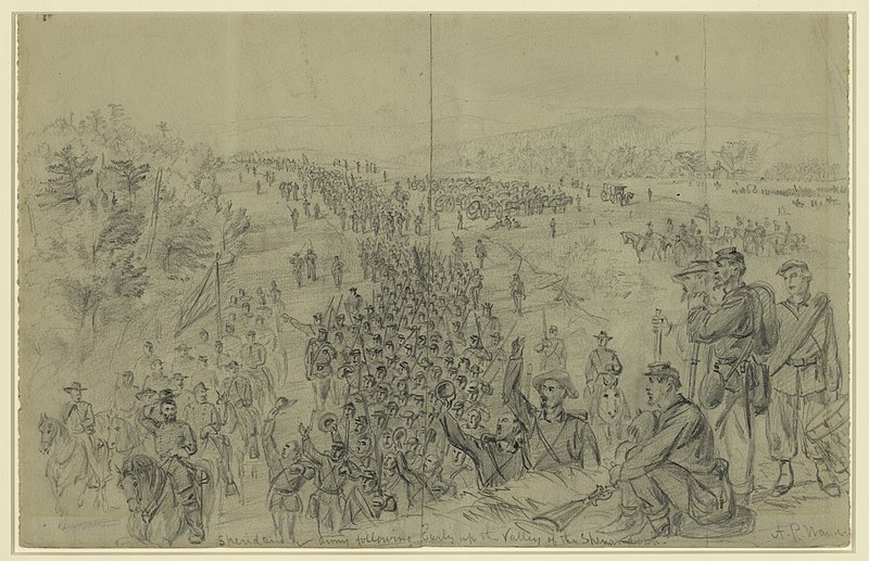 File:Sheridans army following Early up the Valley of the Shenandoah LCCN2004660195.jpg