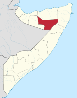 Location in Somalia