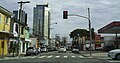 Bâtiments commerciaux sur la rua Coelho Lisboa, l'une des rues principales du quartier