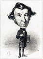 Alexis de Tocqueville par Daumier