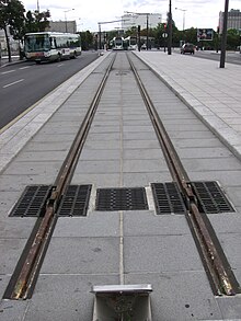 L'origine de la voie au pont du Garigliano.