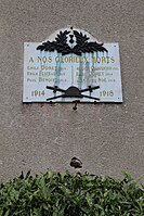 Monument aux morts de la guerre 1914-1918.