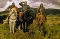 Bogatirs, de Vasnetsov, cujos capacetes inspiraram a budiónovka.