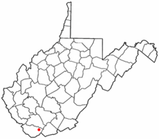 Location of Northfork, West Virginia