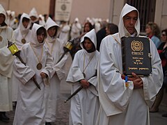 Español: procesión de la Hermandad Penitencial de Nuestro Señor Jesús, Luz y Vida.