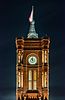 Tower and clock of Rotes Rathaus