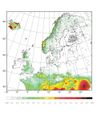 Mappa del rischio sismico in Nord Europa