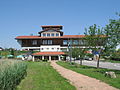 Het Haus der Deutschen Weinstraße te Bockenheim an der Weinstraße aan het noordeinde van de route (1995)