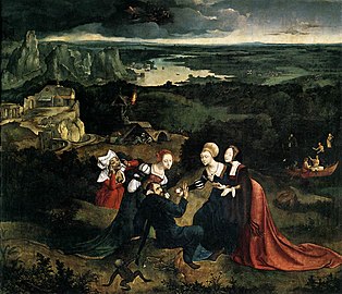 3 : Joachim Patinier & Quentin Metsys, Tentation de saint Antoine, Museo Nacional del Prado, Madrid.