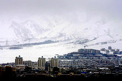 Skyline of Karaj okrugi