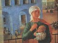 K. Petrov-Vodkin. Petrograd'ın Madonnası