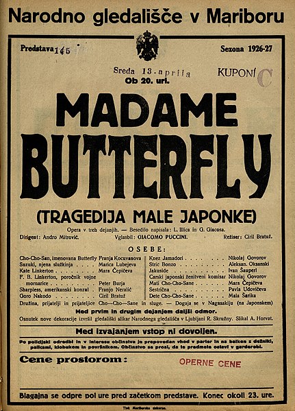 File:Plakat za predstavo Madame Butterfly v Narodnem gledališču v Mariboru 13. aprila 1927.jpg