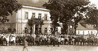 Парад польської кавалерії в Сейнах