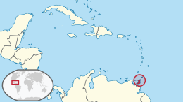 Map of Trinidad and Tobago