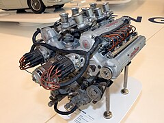 Moteur V8 4,5 L de 400 chevaux Maserati 450S