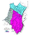 Map of Ohio, Monongalia, & Yohogania Counties. Used on Monongalia County, West Virginia, Yohogania County