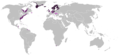 Countries by percentage of Protestants in 1710