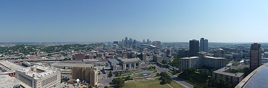 Downtown Kansas City from the Liberty Memorial