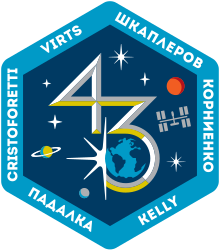 Description de l'image ISS Expedition 43 Patch.svg.