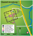 Kastell Arnsburg, Übersicht, Strecke 4, Taunus- und Wetteraulinie, Hessen.