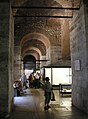 Inside the palace kitchens.