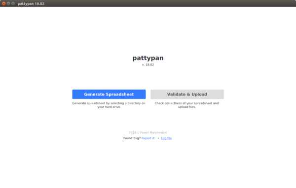 Screenshot of Pattypan 18.02