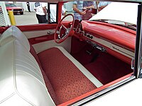 1956 Ford Fairlane Victoria coupe interior