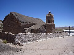 Cosapilla Parinacota Province, Church and School.jpg