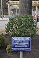 Tafel an der Friedenseiche in Hamburg-Wellingsbüttel