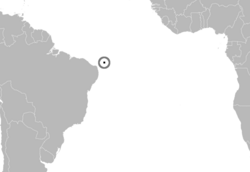 Localización de Fernando de Noronha, la isla de la cual Noronhomys era endémico.