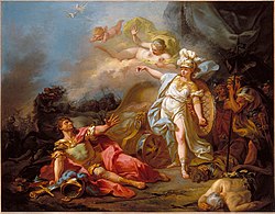 The Fight Between Mars and Minerva 1771