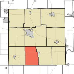 Location in Marshall County