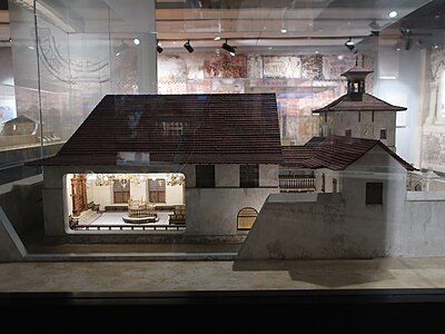 Model of the Paradesi Synagogue, Cochin, southwestern India