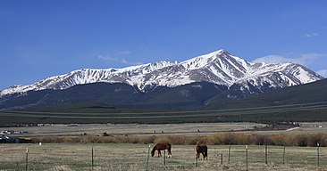 Mount Elbert is the highest peak of the Rocky Mountains.