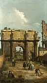 The Arch of Constantine, Rome, 1742