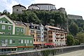 Blick auf die Festung von der Innbrücke aus