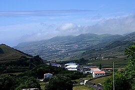 Interior vista towards the northwestern coast and plateau of Rosais