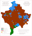 Ethnic structure of Kosovo and Metohija by settlements 1991