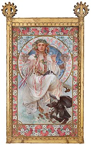 Slavia de Alfons Mucha (1908)