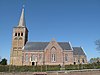 Sint-Martinuskerk. Hervormde kerk, kerkhof en toren