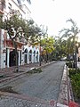 Española Way and Drexel Avenue, west view