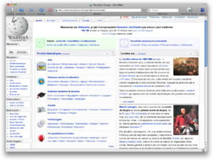 OmniWeb 5.6运行於Mac OS X 10.5.0