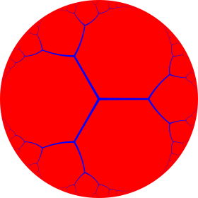 Order-3 apeirogonal tiling