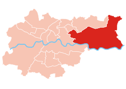 Location of Wzgórza Nowa Huta within Kraków